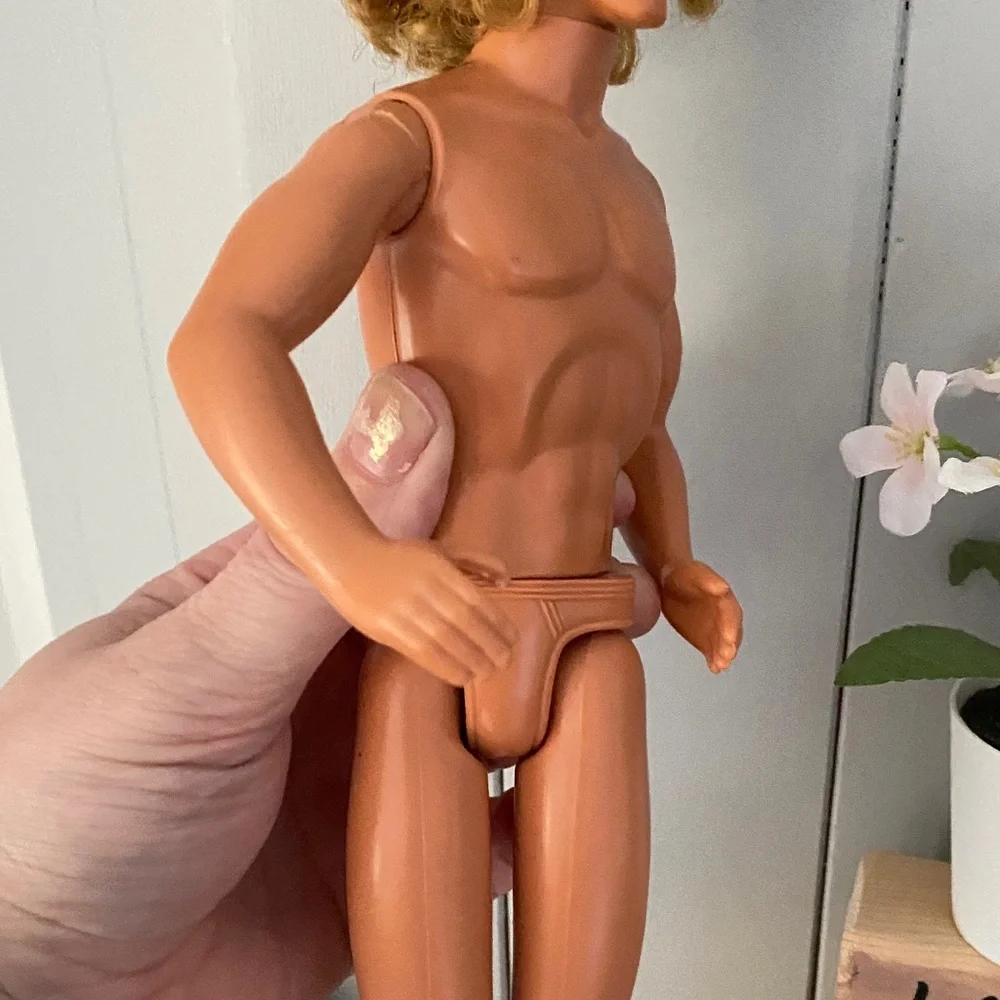 1968 Mattel Ken Doll LOT Life Guard & Surfer with Real Hair Barbie Friend - Picture 3 of 11